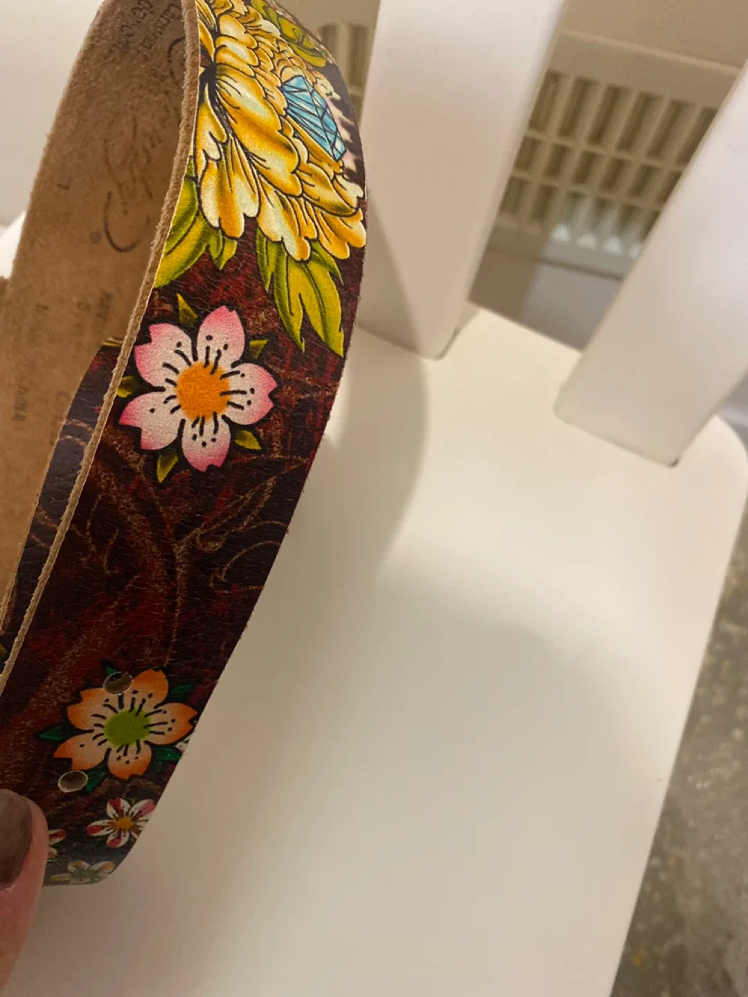 Floral Leather Belt image indicator(2)