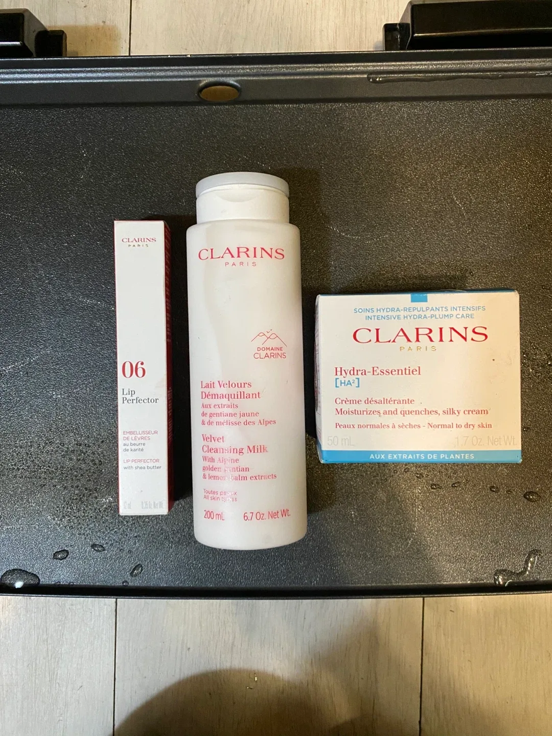Clarins Lip Perfector 06 & Hydra-Essentiel Cream