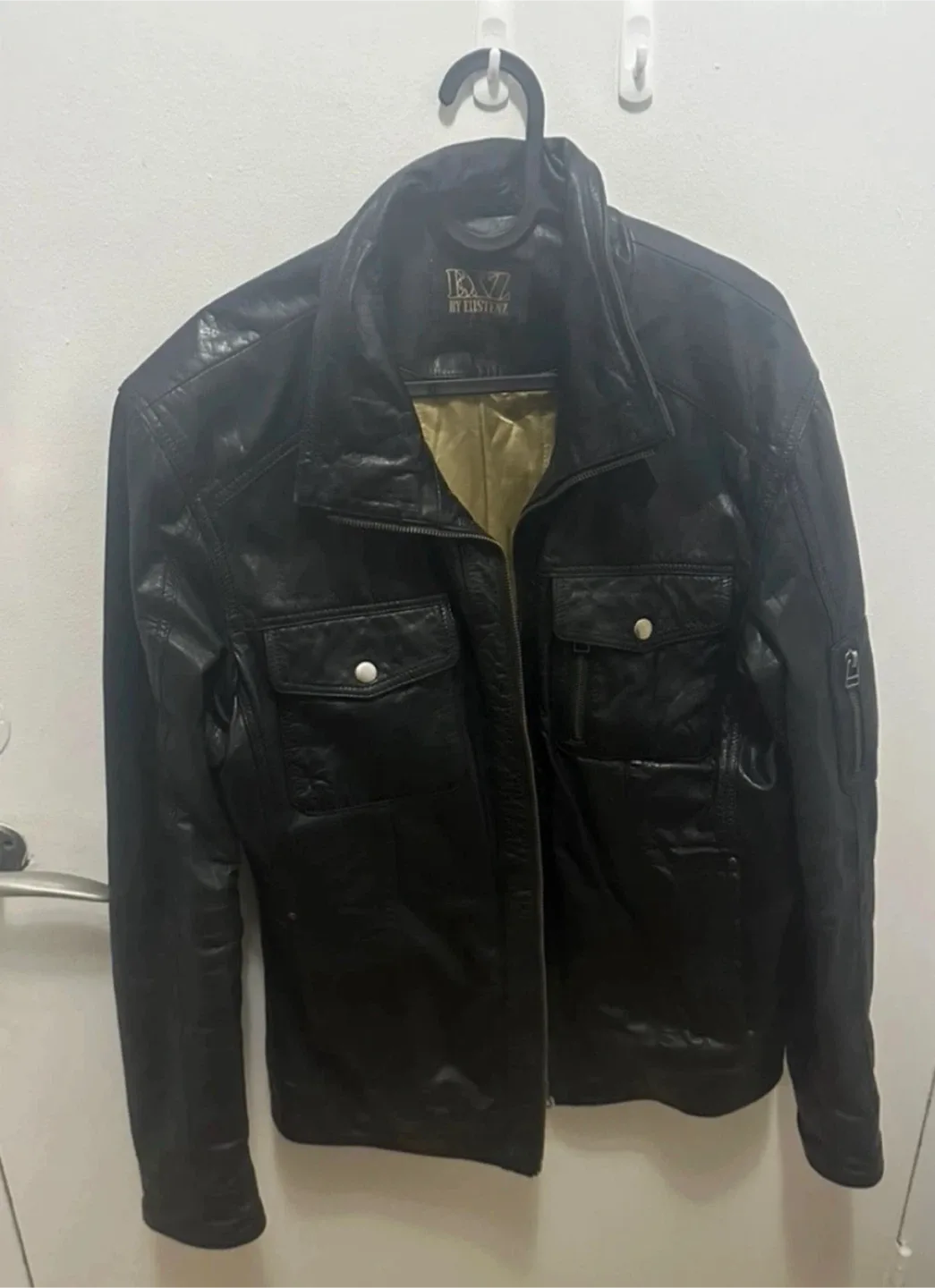Black Cow Leather Jacket - 100% Authentic Leather