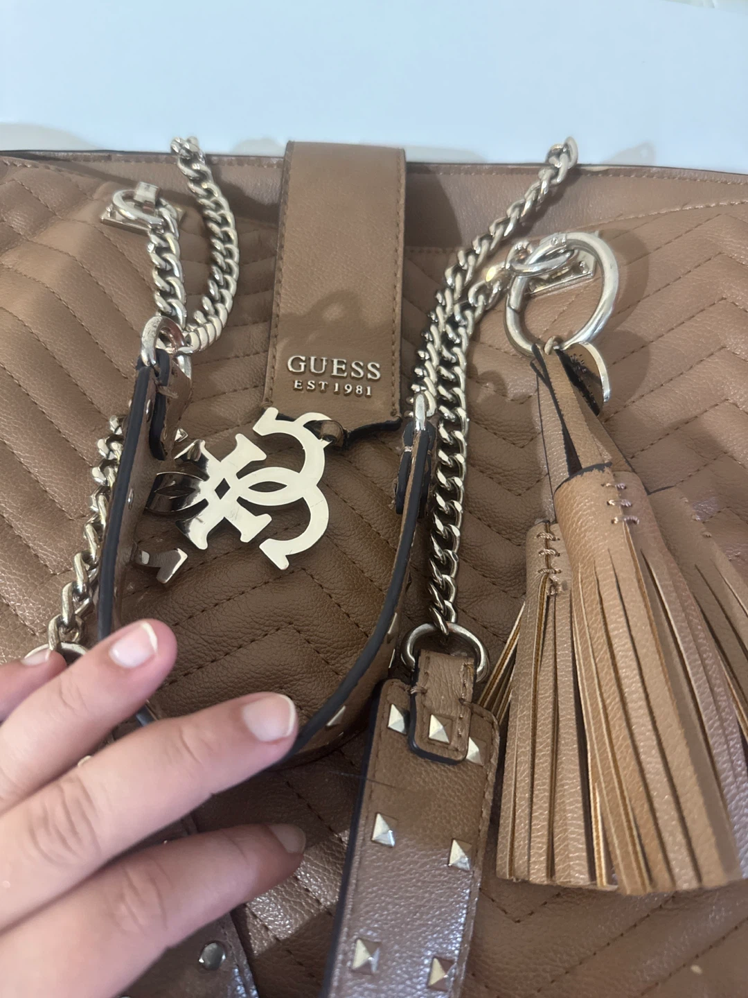 Guess Brown Shoulder Bag