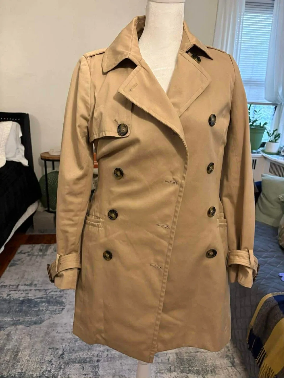 H&M Beige Trench Coat - US Size 4