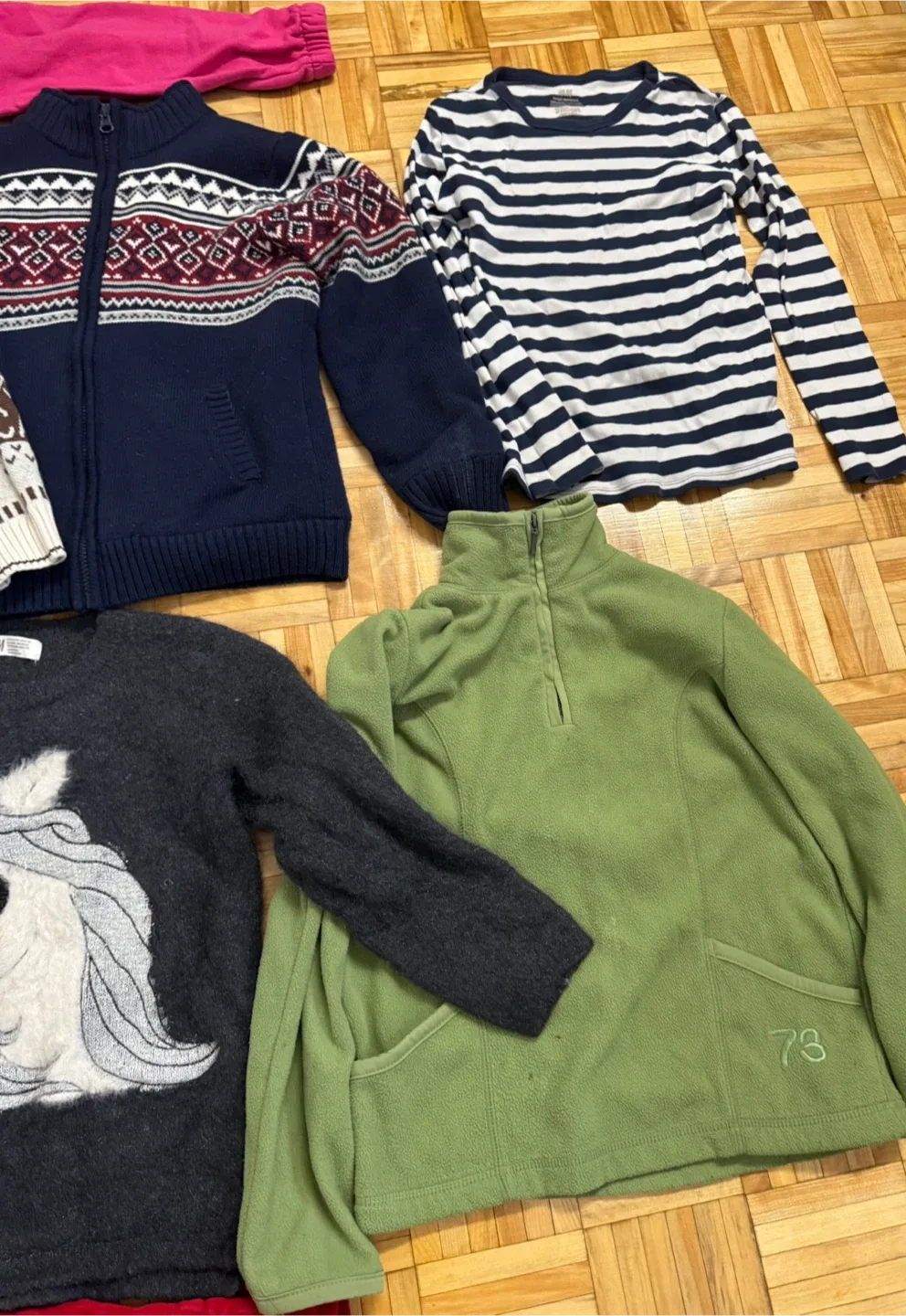 Kids Clothes Bundle Size 8 -12;H&M, Old Navy, Joe Fresh image indicator(4)