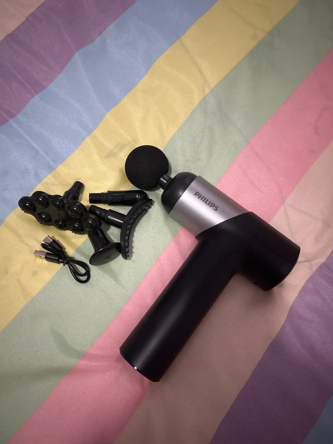 Philips Massage Gun with Attachments