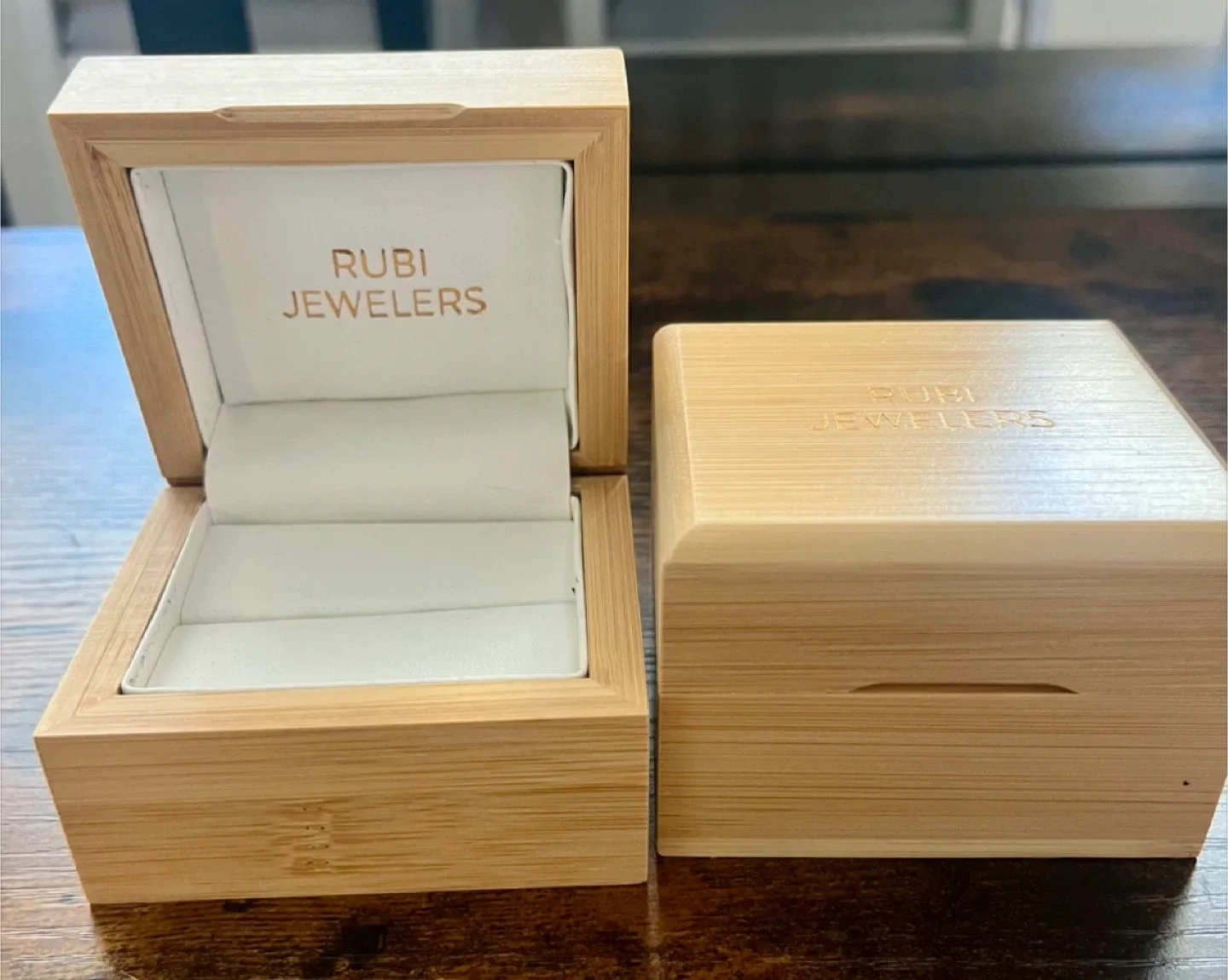 Rubi Jewelers Bamboo Jewelry Box