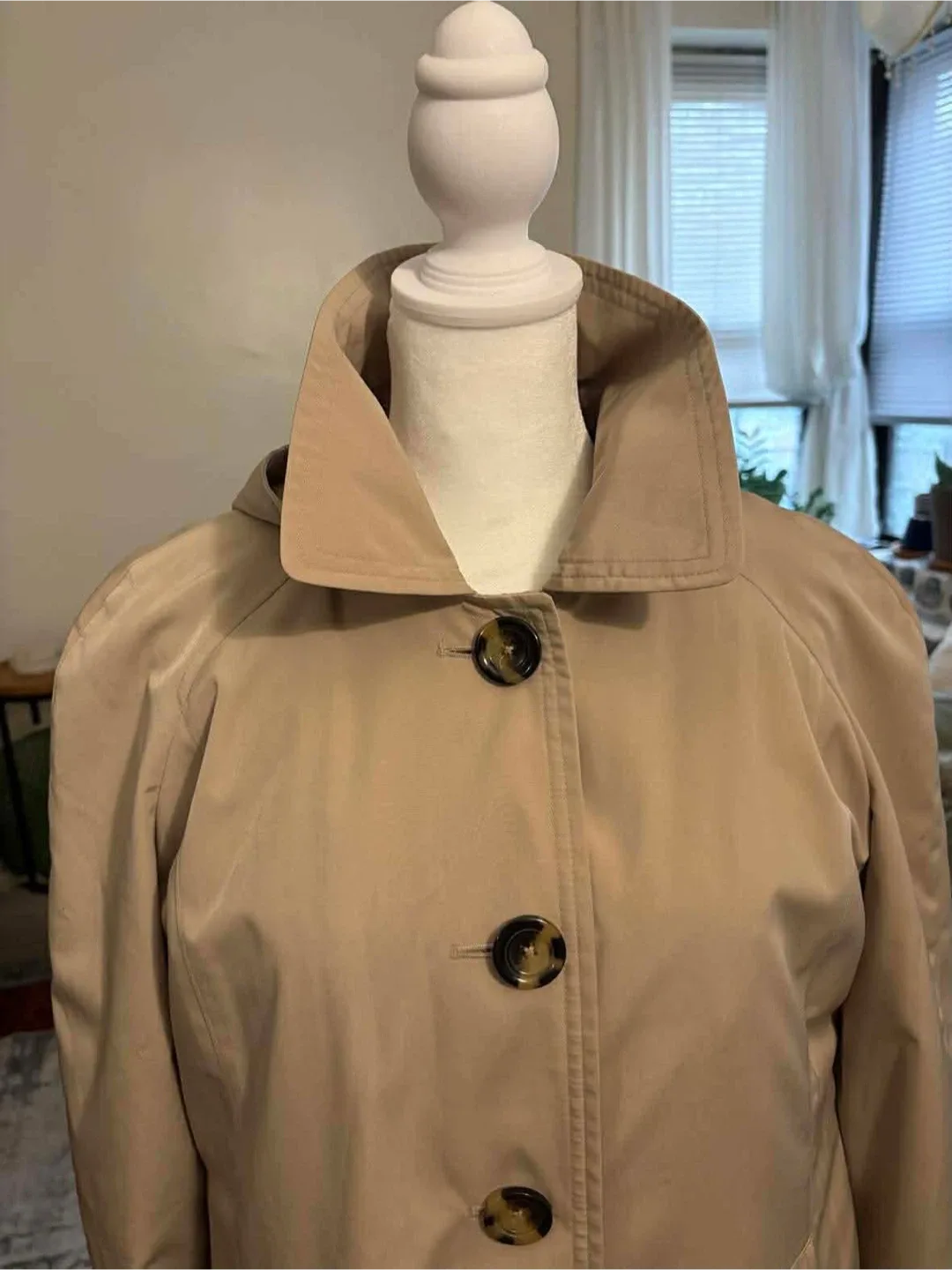 London Fog Trench Coat - Size 8P image indicator(2)