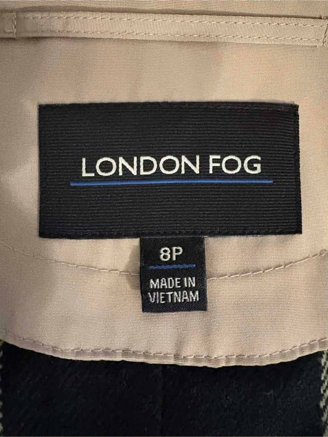 London Fog Trench Coat - Size 8P image indicator(5)