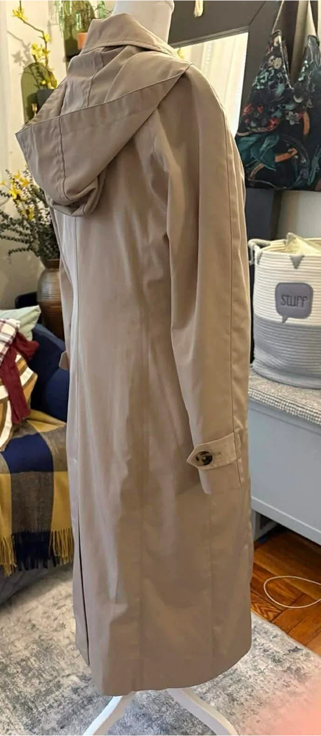 London Fog Trench Coat - Size 8P image indicator(8)