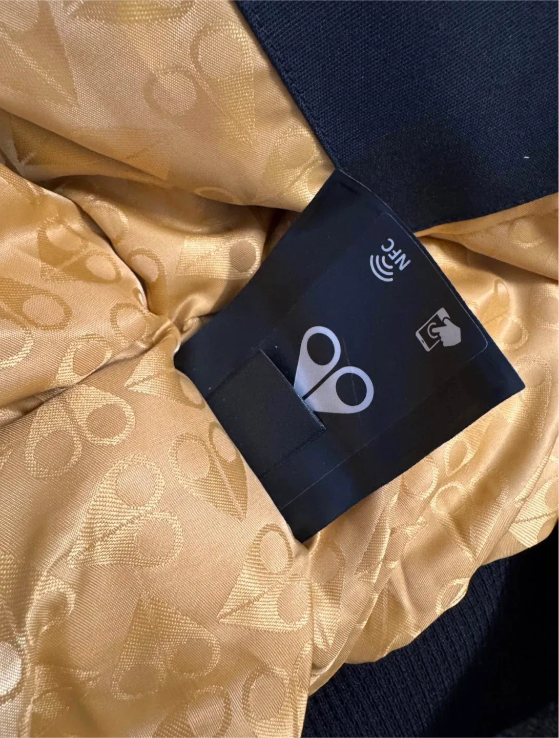 Moose Knuckles Bomber Jacket - Black, Fur Hood, Size L image indicator(5)