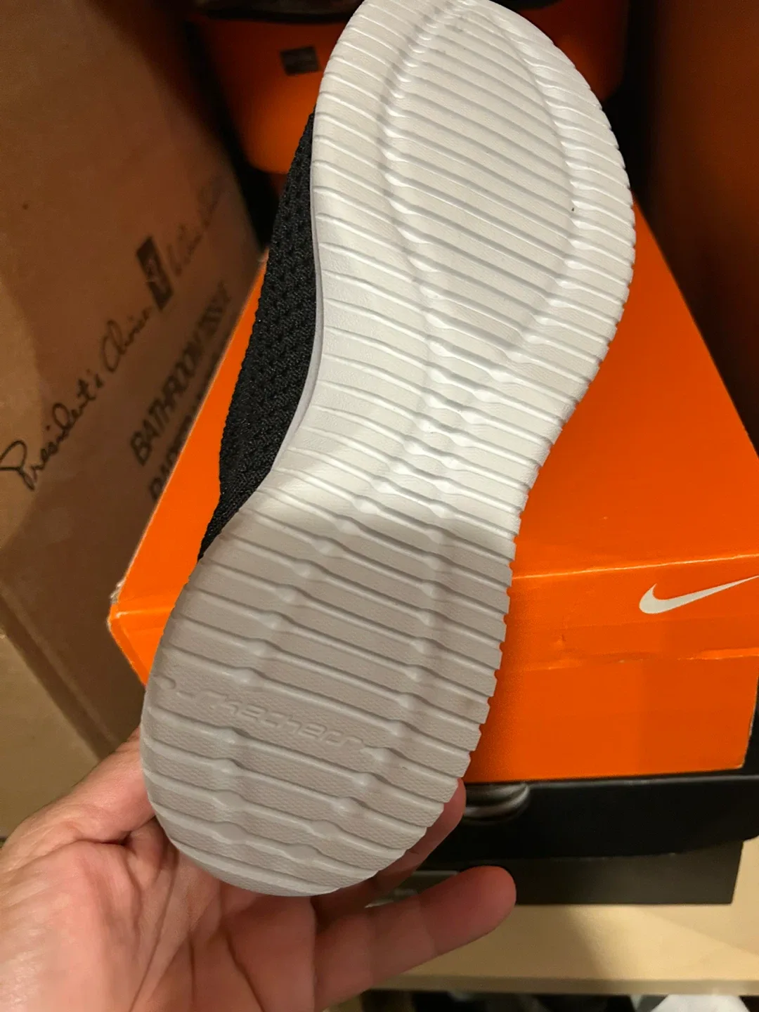 Skechers Air Cooled Memory Foam Black Shoes image indicator(2)