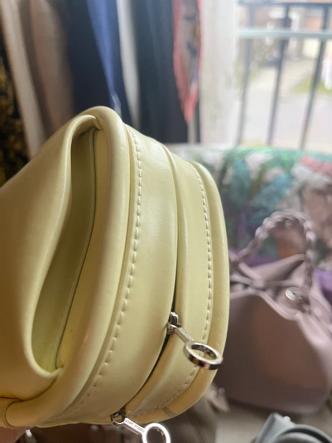 Warm Studio Yellow Pouch Bag image indicator(3)