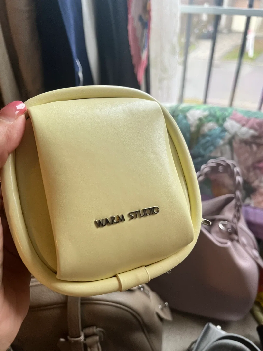 Warm Studio Yellow Pouch Bag