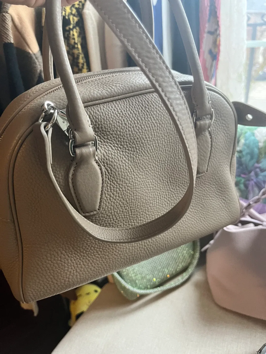Leather Dome Handbag image indicator(2)