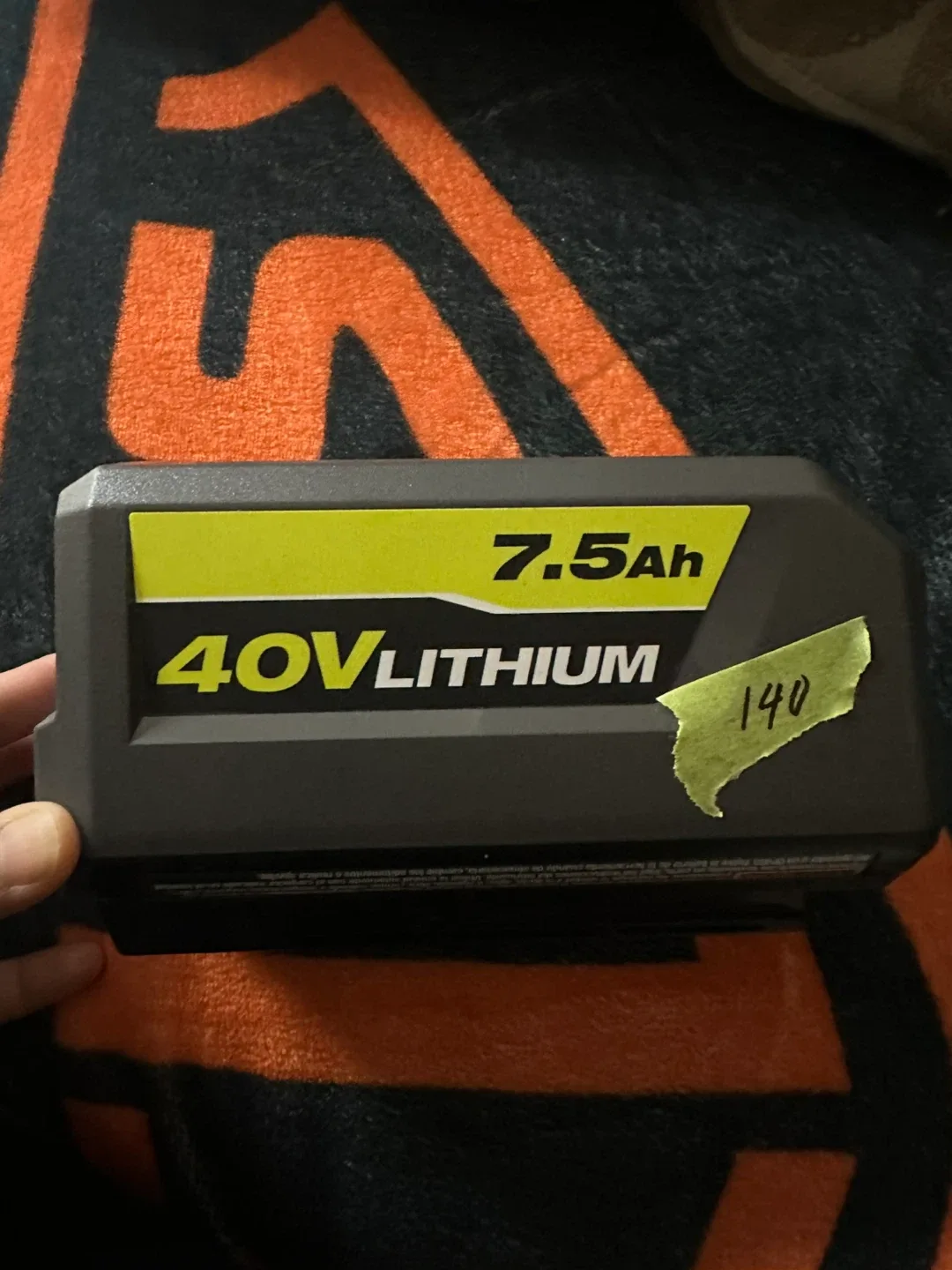Ryobi 40V Lithium 7.5Ah Battery - OP40754VNM