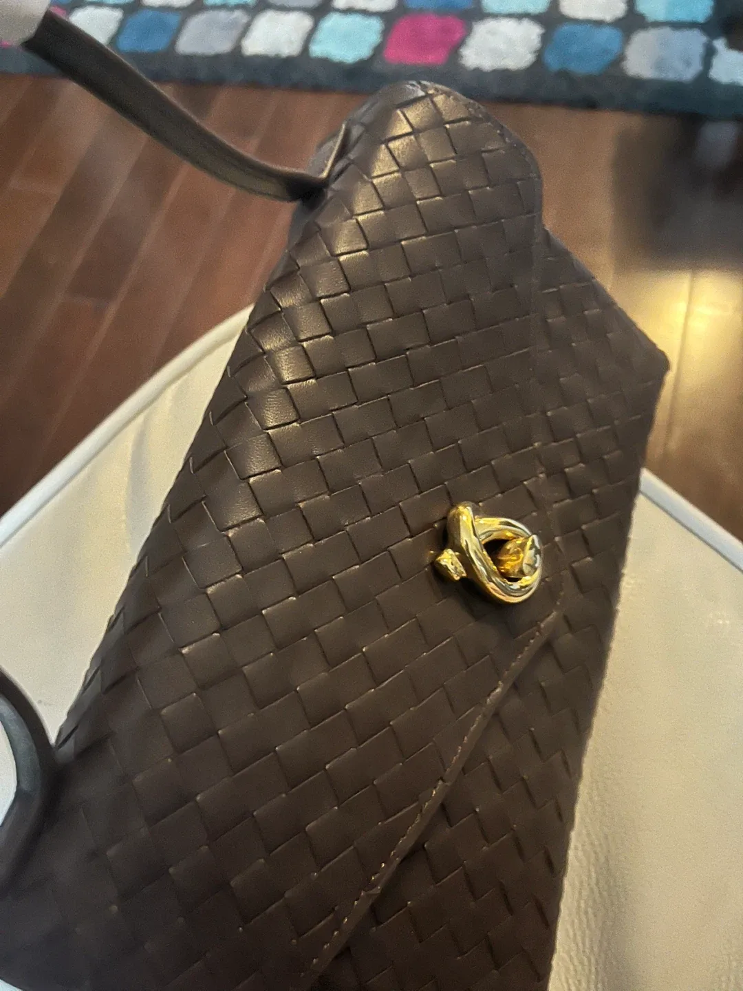 Brown Woven Handbag image indicator(3)