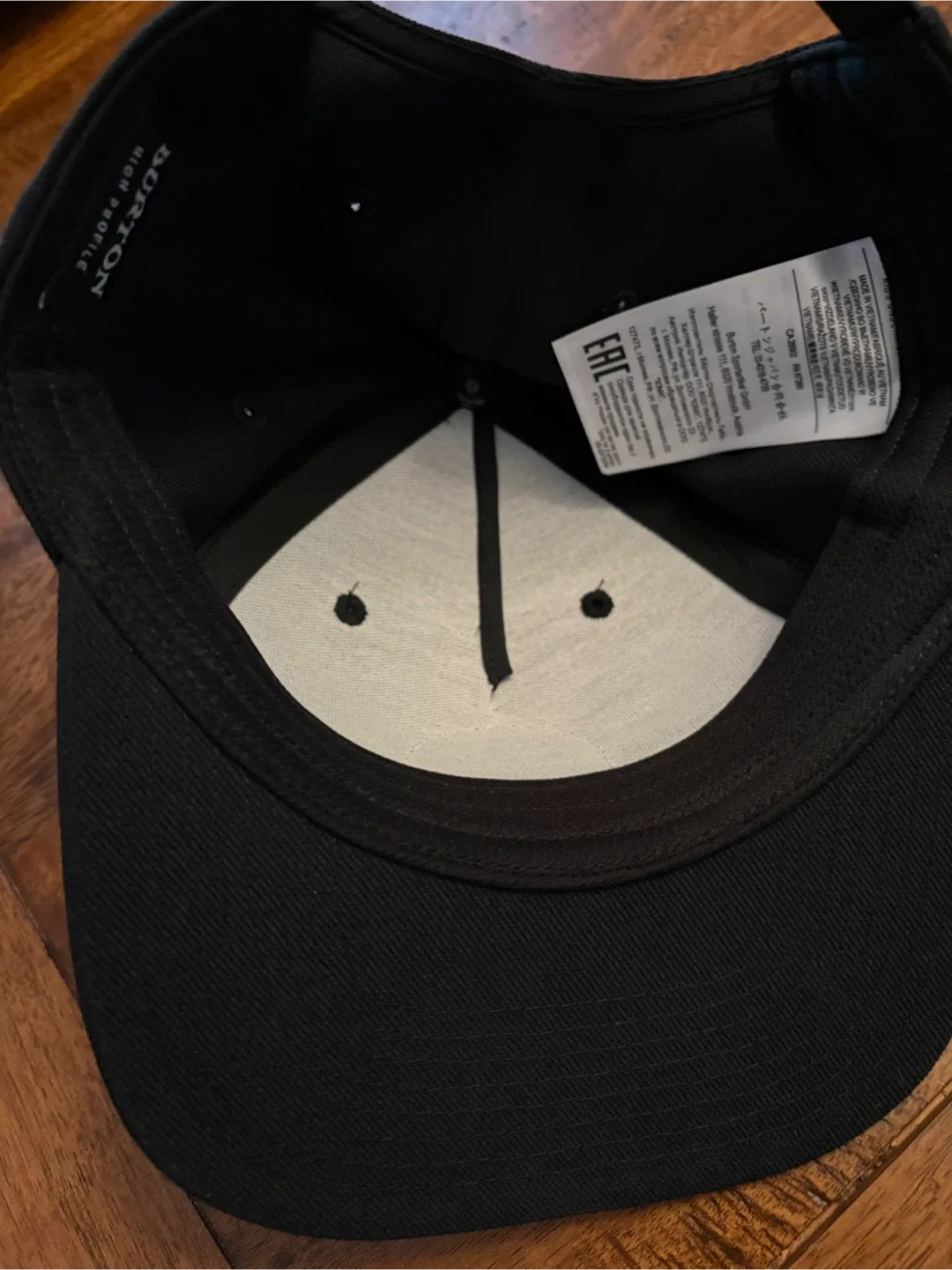 Burton High Profile Black Cap image indicator(4)