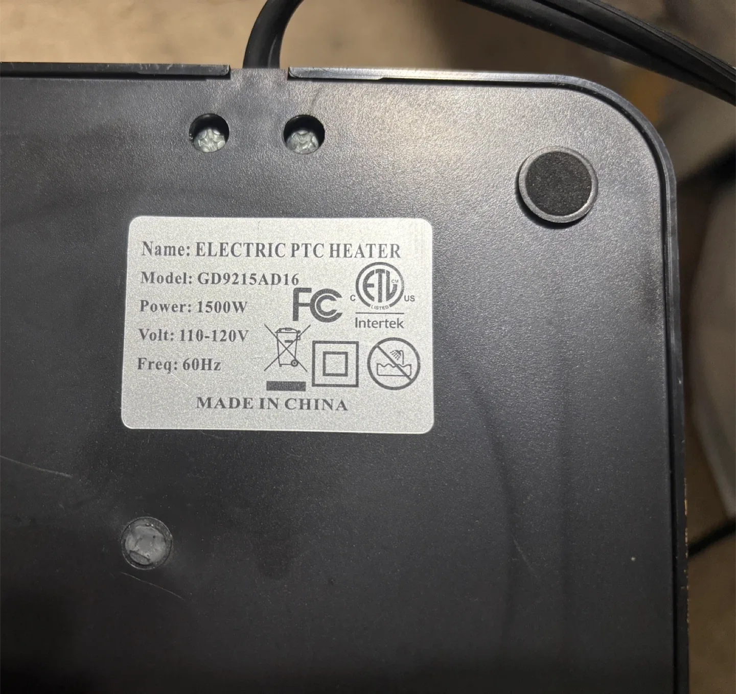 Daonsuty Electric PTC Heater (14.5” x 6” x 5.5”) image indicator(5)