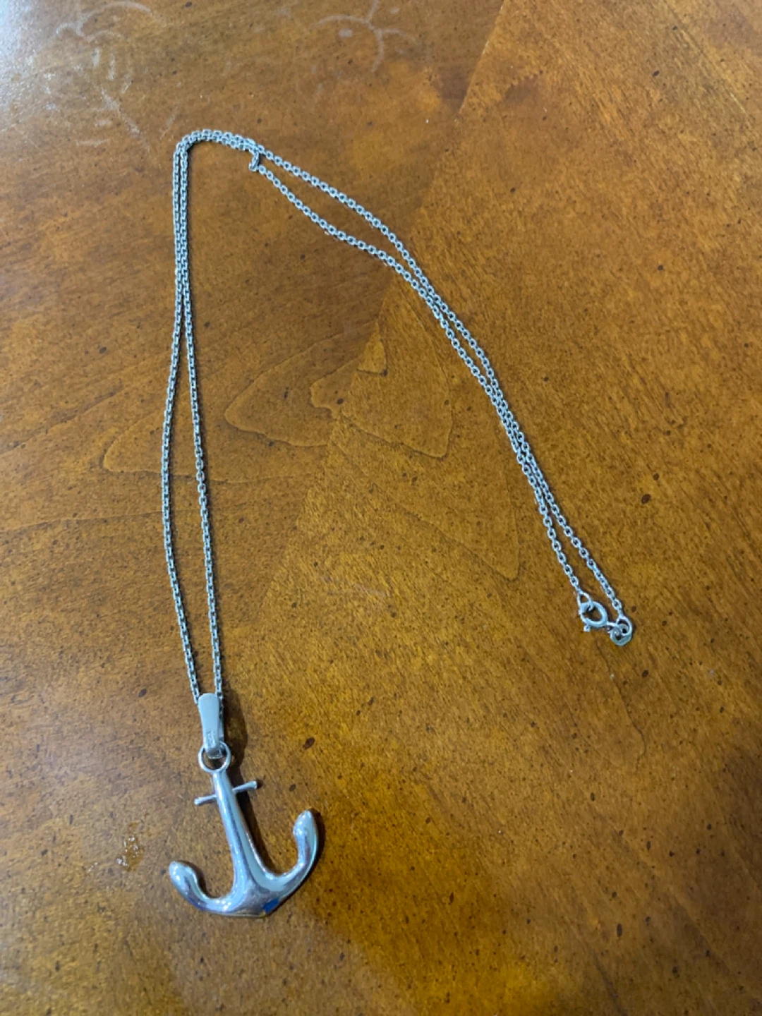 Anchor Pendant Necklace sterling silver
