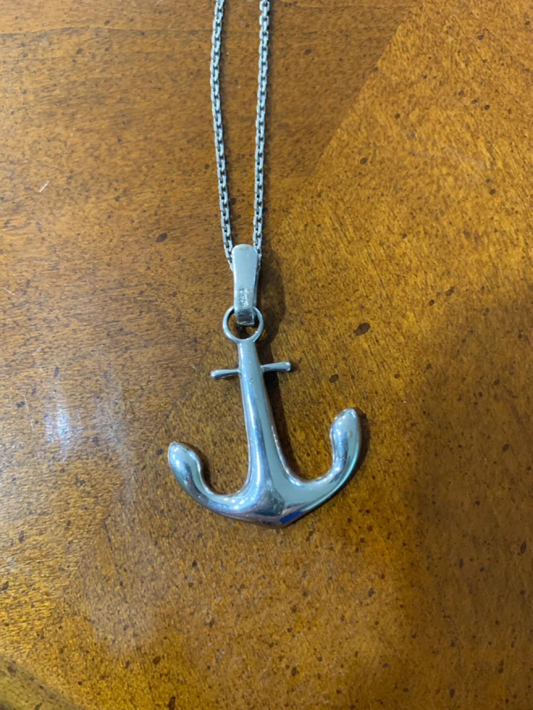 Anchor Pendant Necklace sterling silver - photo 2