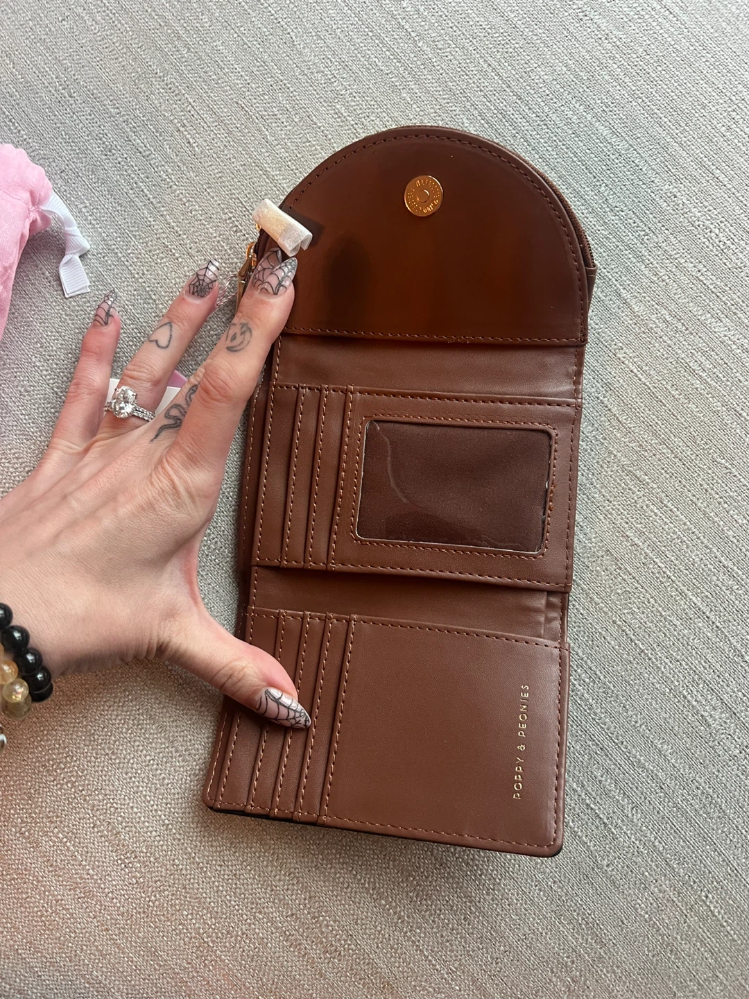 Poppy & Peonies Margot Wallet - Chestnut - photo 3