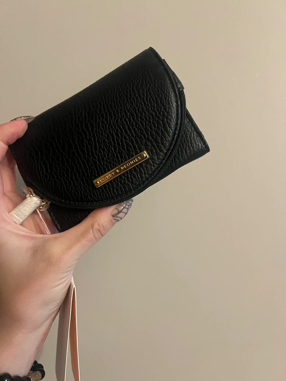 Poppy & Peonies Black Wallet - New!