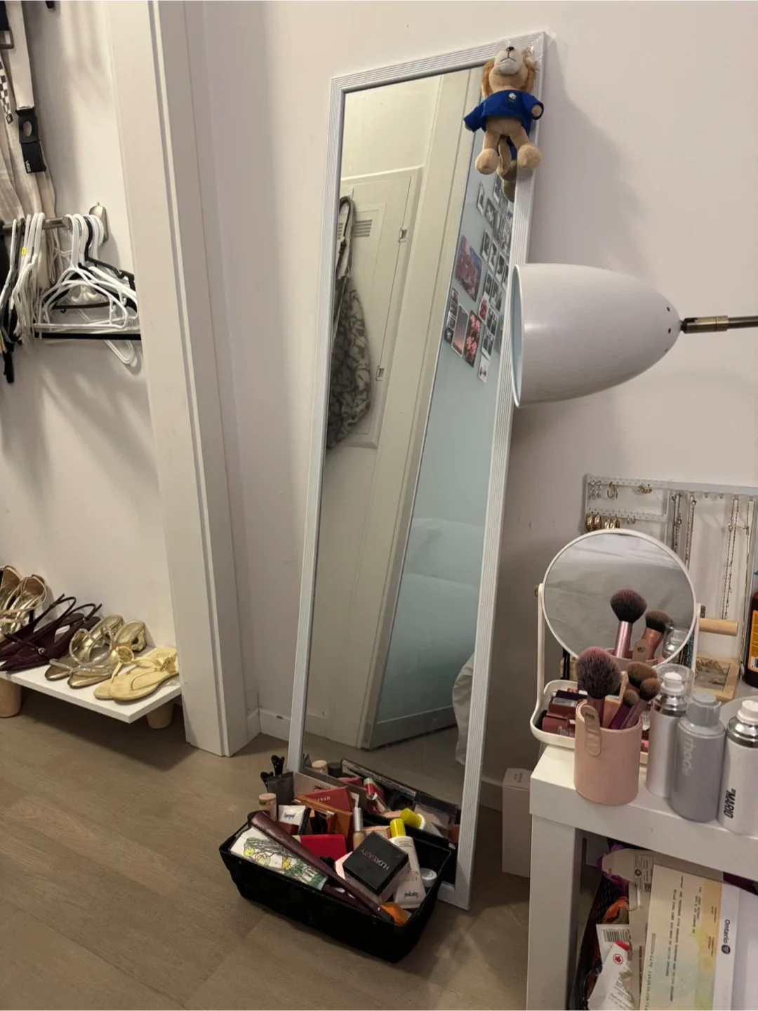 Ikea Full Length Mirror - White Frame