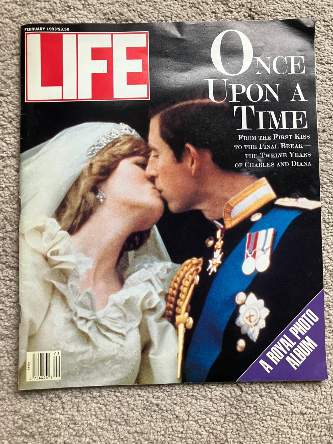 Collectors LIFE Magazine Charles & Diana “Once Upon a Time”