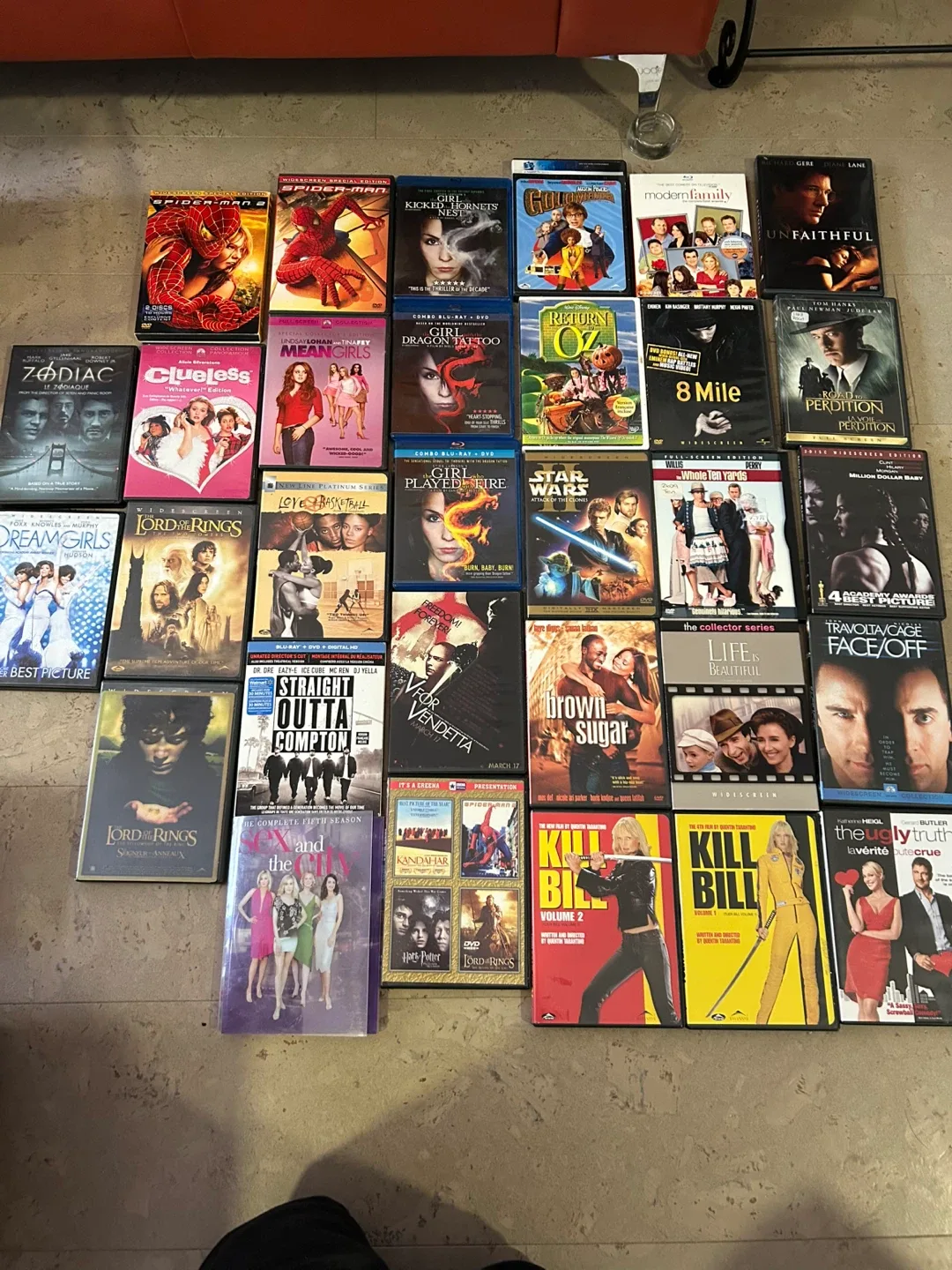Selling dvd's!