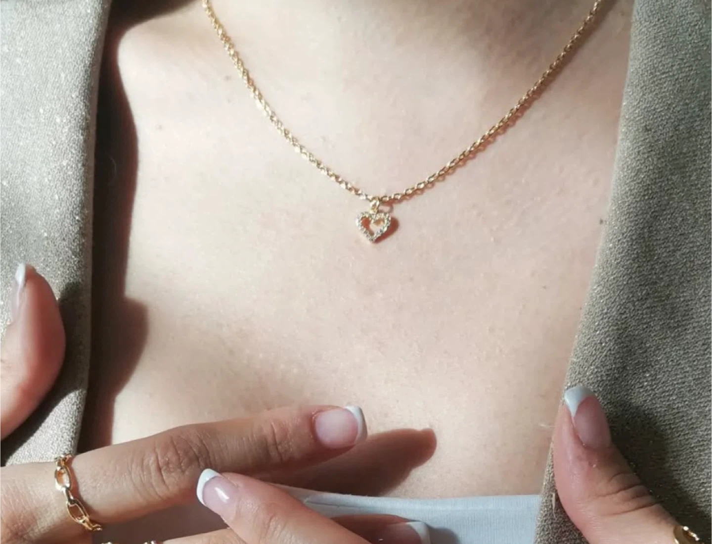 Gold Heart Pendant Necklace - photo 2