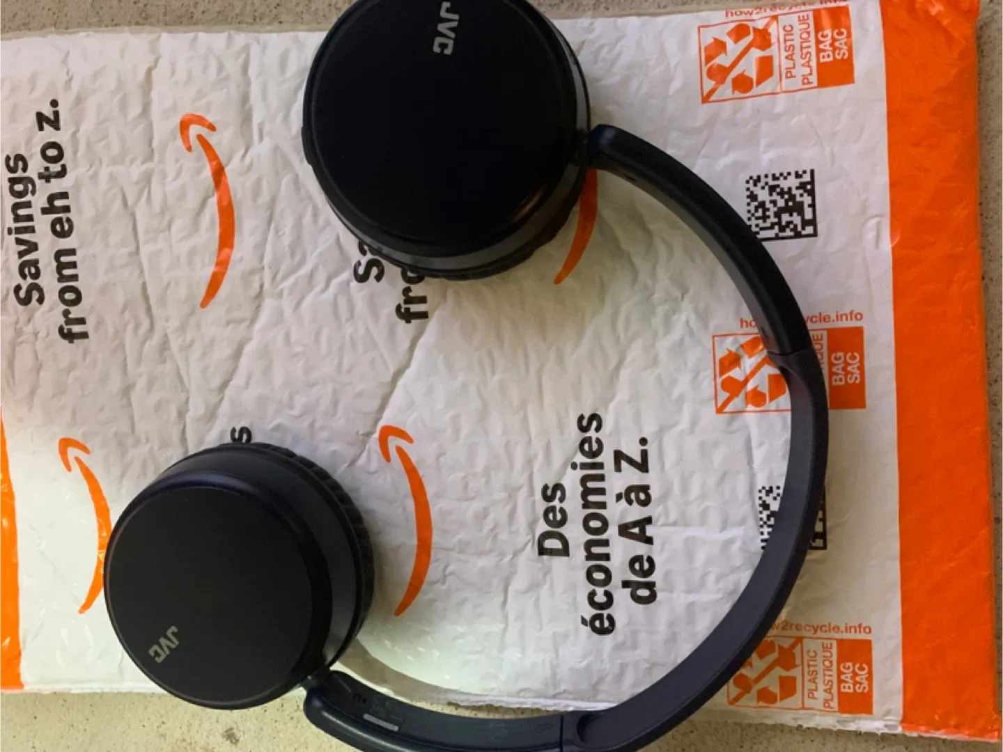 JVC HA-S36W Wireless Headphones - Deep Bass