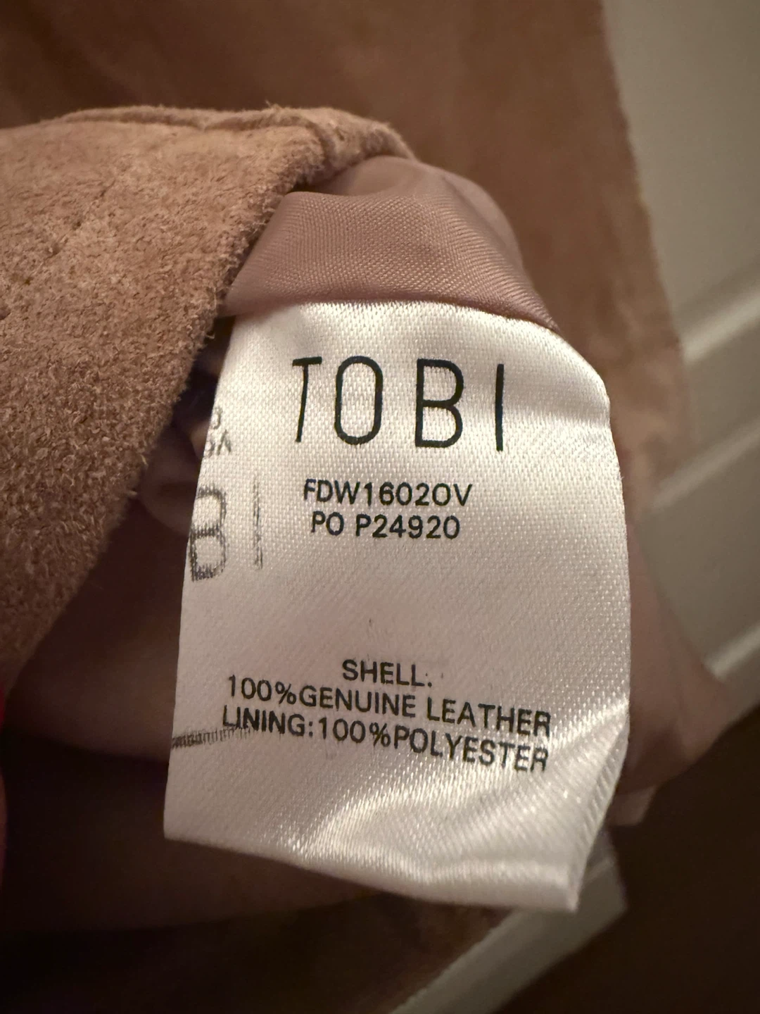 TOBI Suede Leather Mini Dress - photo 5