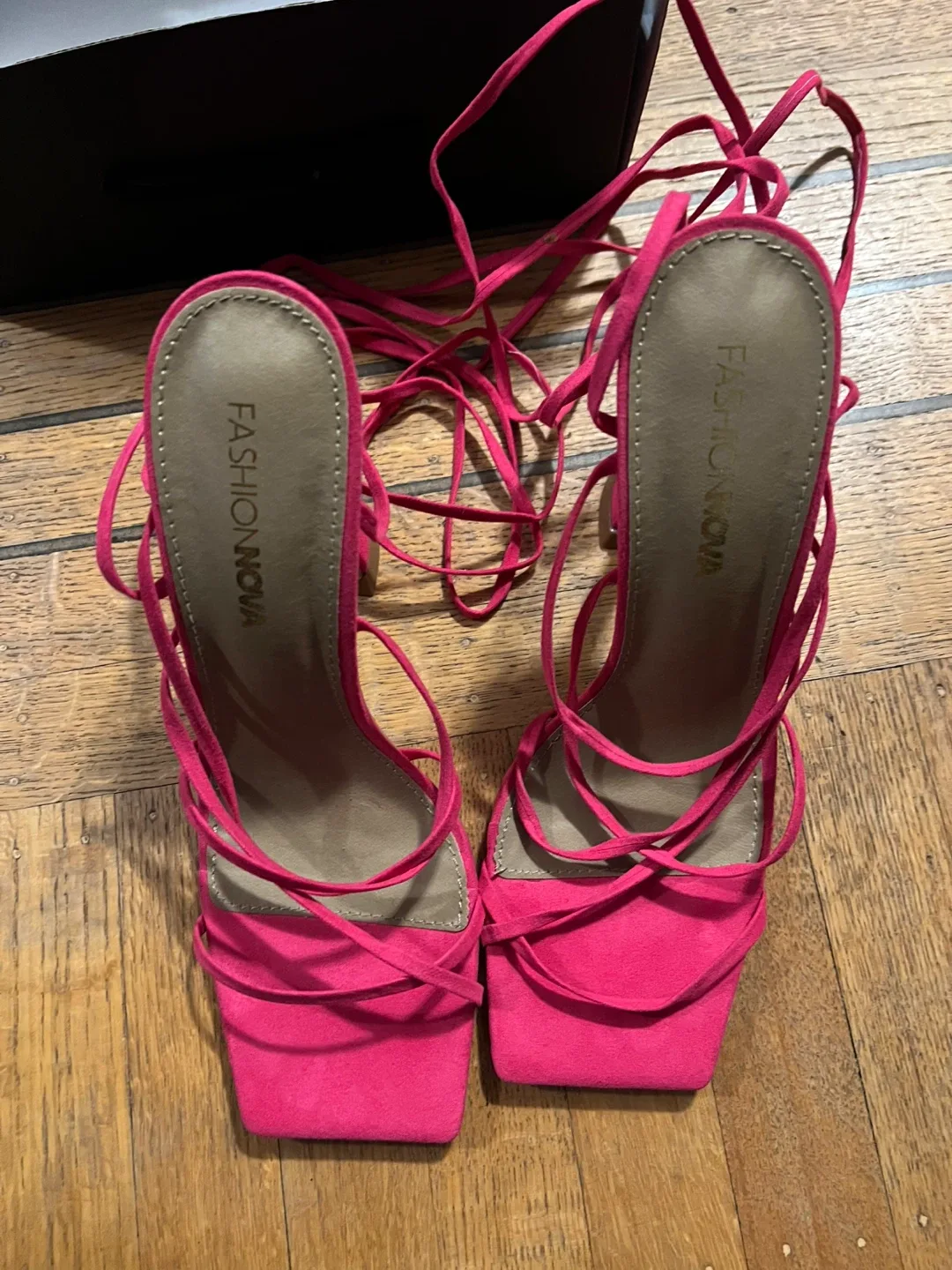 Fashion Nova Hot Pink Heels - Size 8