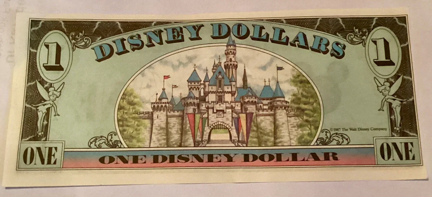 Disney Dollars - One Dollar image indicator(2)