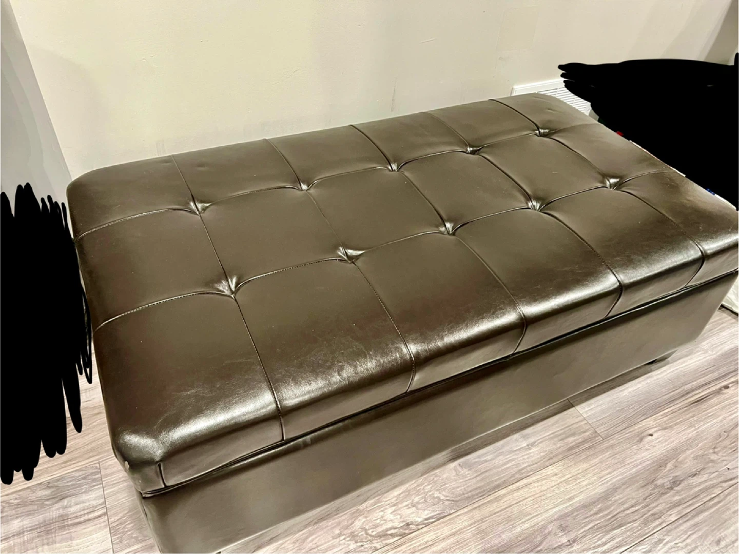 Storage Ottoman - Brown