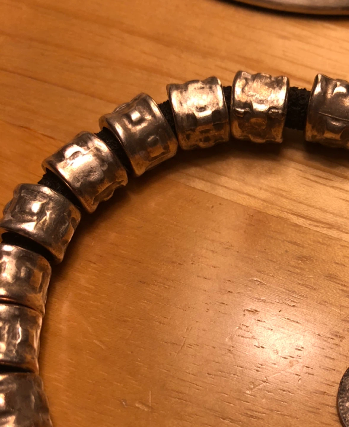 Silver  Beaded bracelet