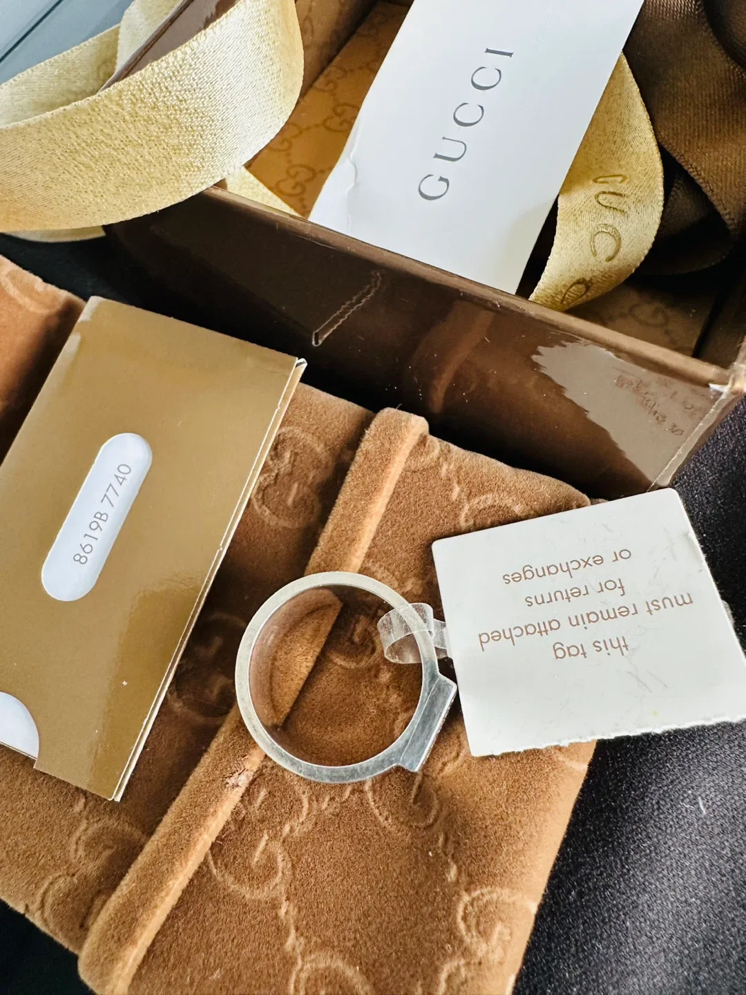 Gucci Silver Ring, size 7.5 -  $300 image indicator(3)