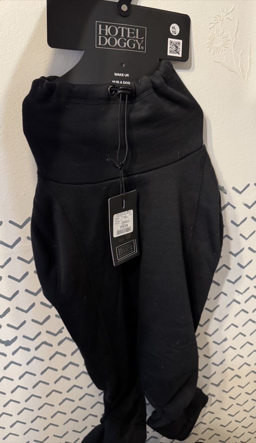 New Hotel Doggy Black Fleece Onesie - XL - photo 2