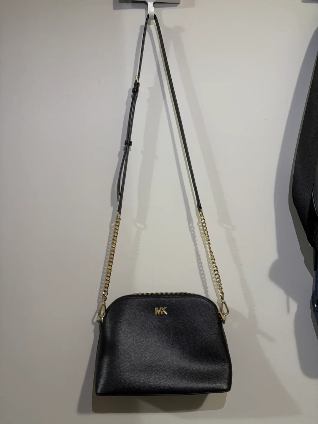 Michael Kors Black Dome Crossbody Bag