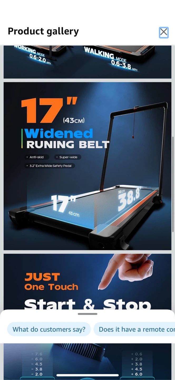 3-in-1 Under Desk Treadmill - photo 3
