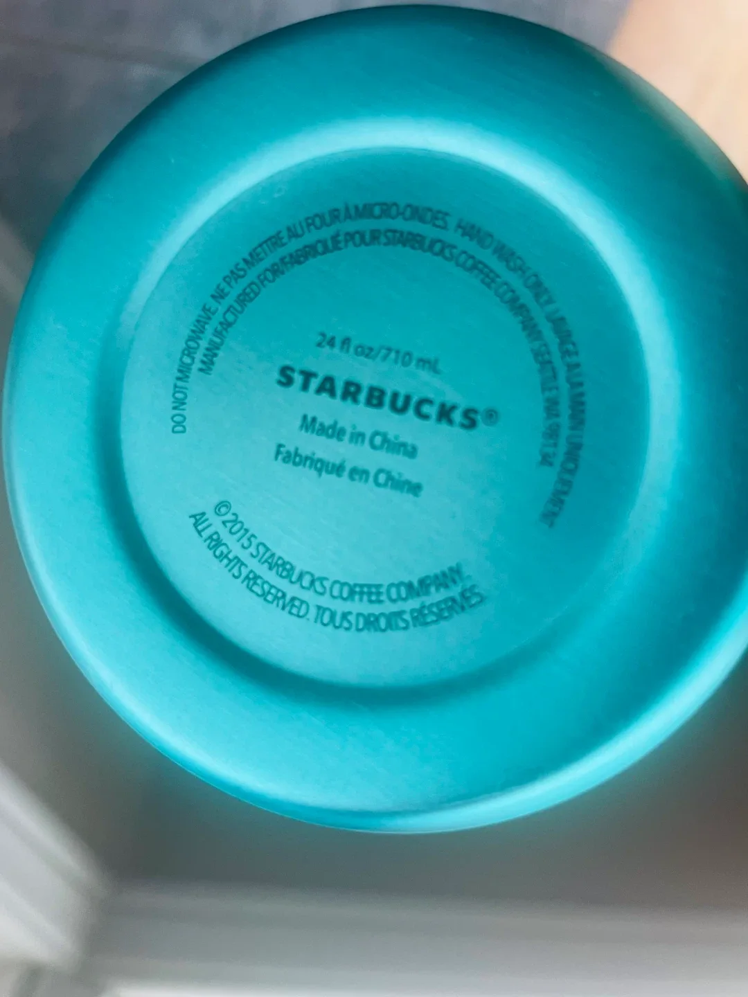 Starbucks Teal Tumbler with Straw image indicator(7)