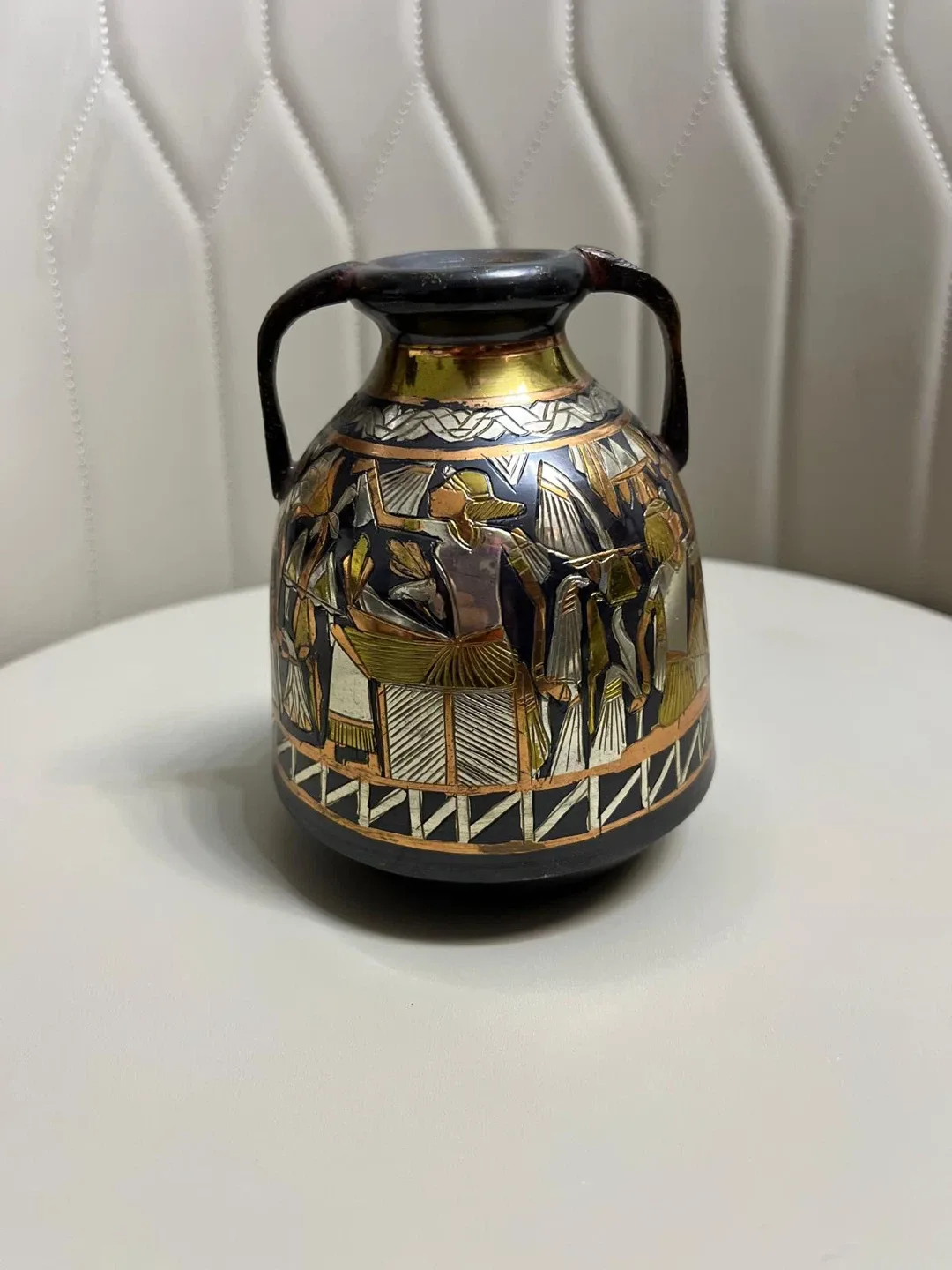 Vintage Egyptian Style Vase