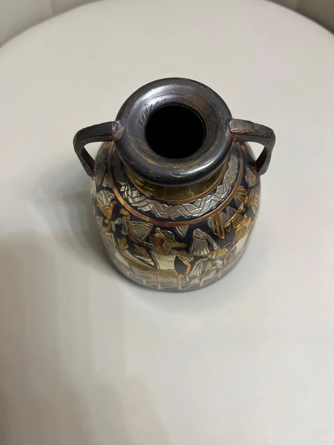 Vintage Egyptian Style Vase image indicator(3)