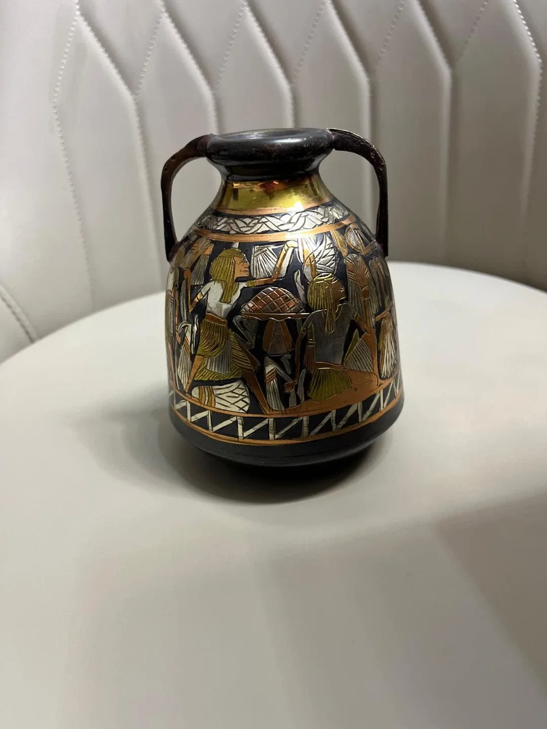 Vintage Egyptian Style Vase image indicator(2)