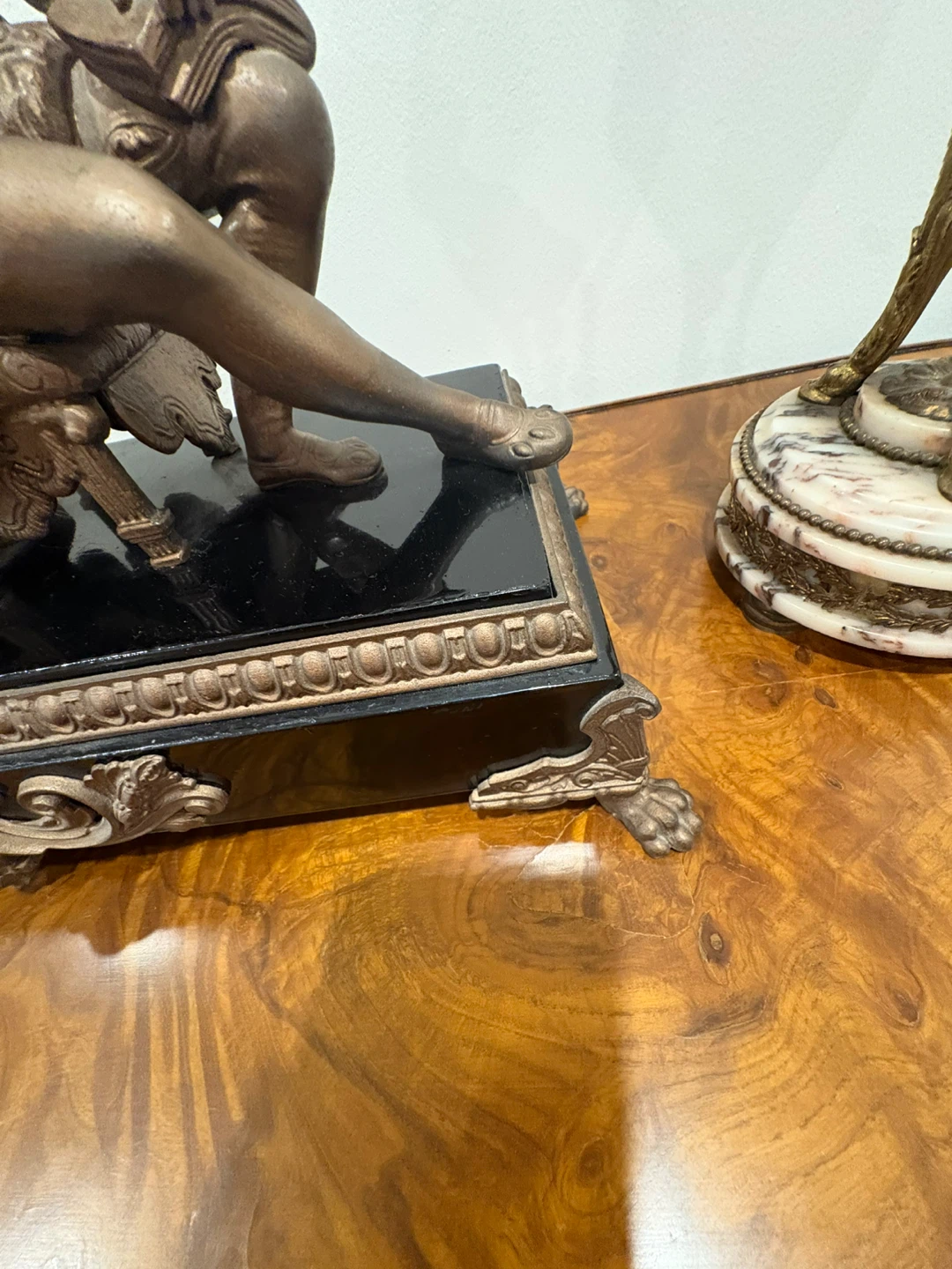 Antique Mantle Clock - photo 4