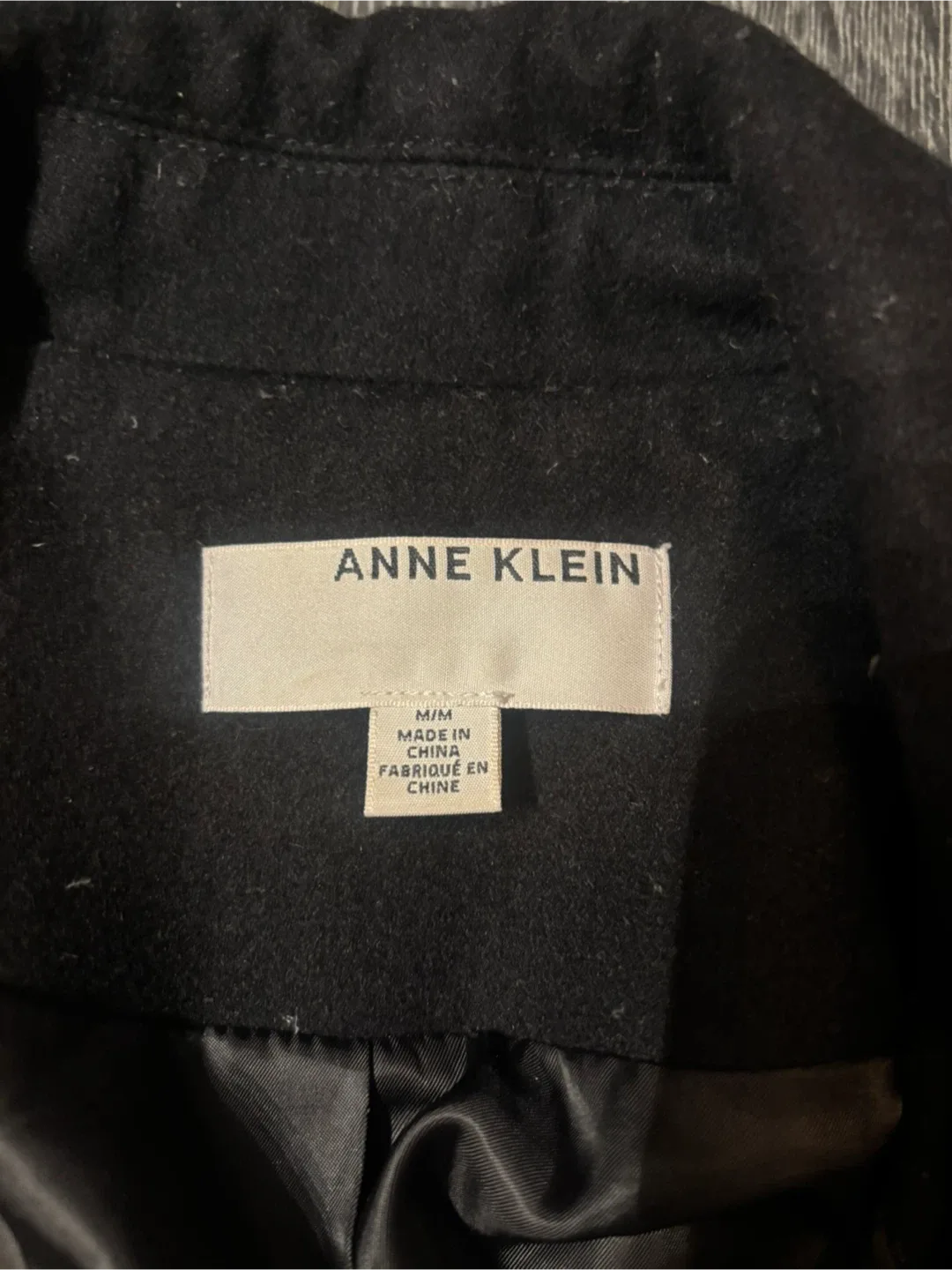 Women’s Anne Klein Wool Coat Medium image indicator(6)