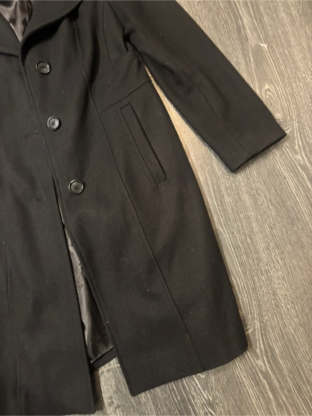 Women’s Anne Klein Wool Coat Medium image indicator(3)