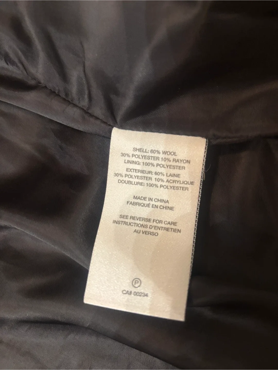 Women’s Anne Klein Wool Coat Medium image indicator(9)