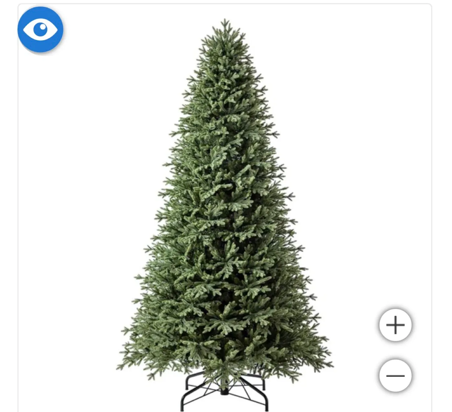 9ft Pre-Lit LED Artificial Christmas Tree image indicator(2)