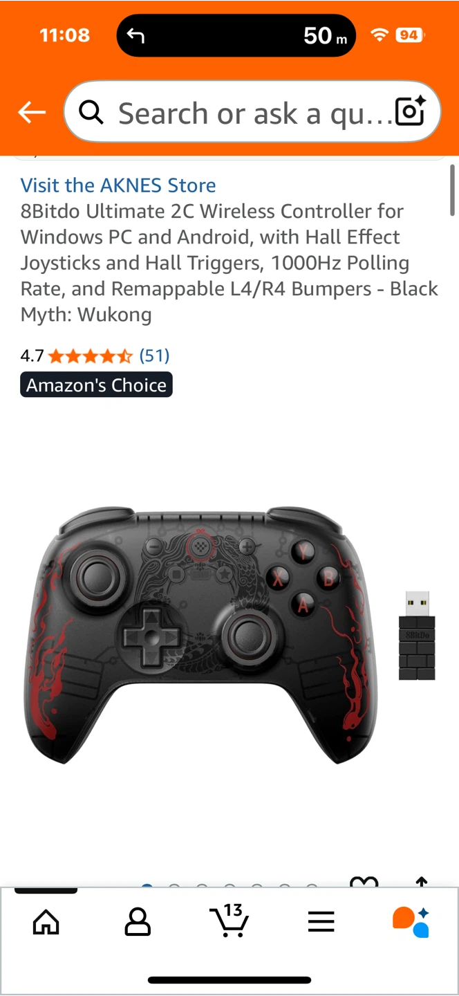 8Bitdo Ultimate 2C Wireless Controller - New - photo 2