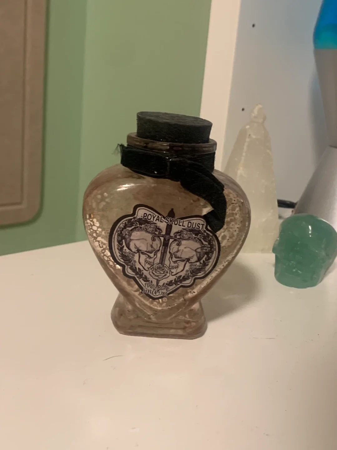 Micheals Royal Skull Dust Potion Bottle
