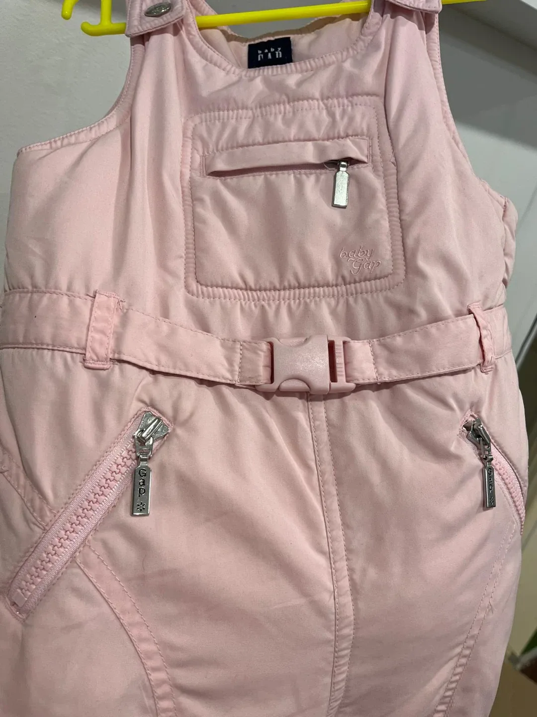 2T - Baby Gap Pink Snowsuit image indicator(3)